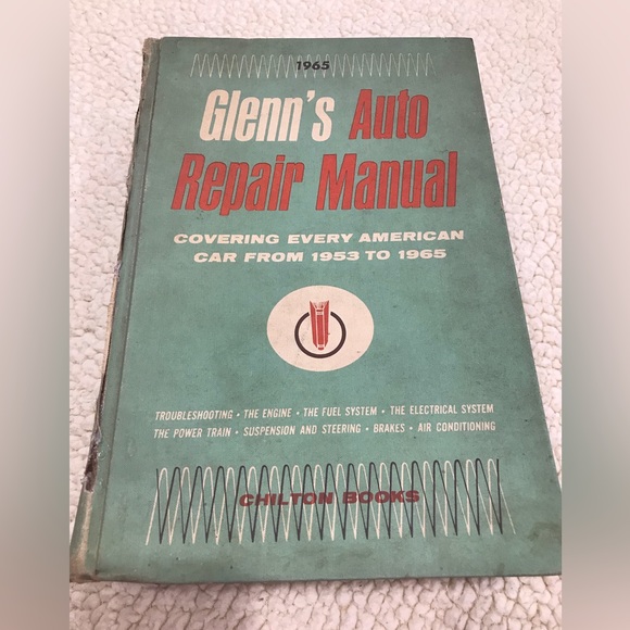 Vintage Glenn's Auto Repair Manual Every American Car 1953 to 1965 Chilton Book - Picture 2 of 16